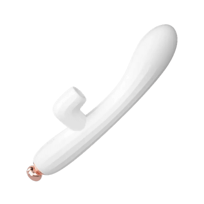 Vibrador Ponto G Com Estimulador Clitoriano - Q Charme