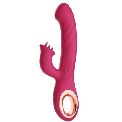 Vibrador Vai E Vem Com Estimulador Clitoriano - Q Charme
