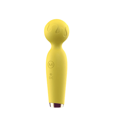 Vibrador Varinha Magica 10 Vibracoes Amearelo - Q Charme