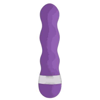 Vibrador Ponto G Escalonado Aveludado 11x5cm Roxo