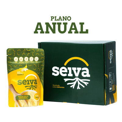 1 Pacote Mensal de Banana em Pó Nanica | Plano Anual