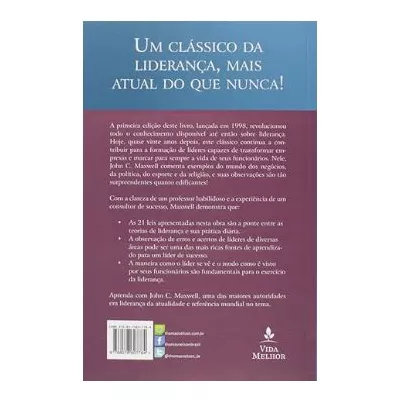 As 21 irrefutáveis leis da liderança Capa comum | AROMATIZANDO BRASIL