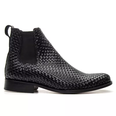 BOTA CHELSEA COURO TRICÊ NOBRE PRETO - COUROWEST
