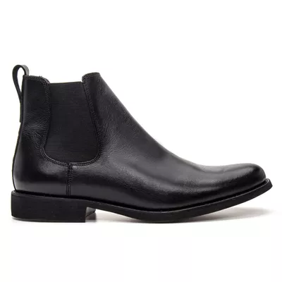 BOTA CHELSEA ANATÔMICA IMPERMEABILIZADA PRETO - COUROWEST