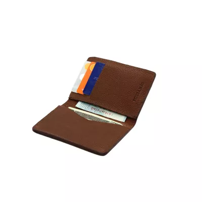CARTEIRA SLIM COURO FLOATHER HAVANA - COUROWEST