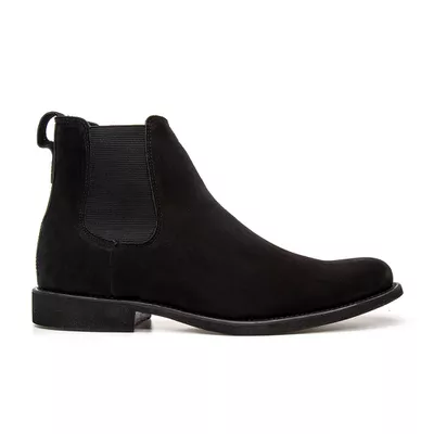 BOTA CHELSEA ANATÔMICA COURO NOBUCK PRETO - COUROWEST
