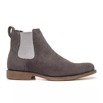 BOTA CHELSEA ANATÔMICA CAMURÇA CINZA - COUROWEST