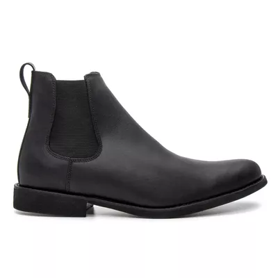 BOTA CHELSEA ANATÔMICA COURO HIDROFUGADO PRETO - COUROWEST