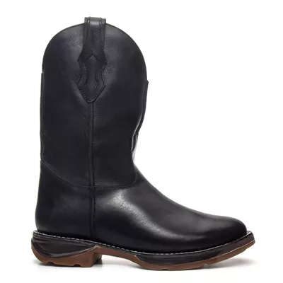 BOTA TEXANA CANO LONGO JUMP COURO HIDROFUGADO PRET - COUROWEST