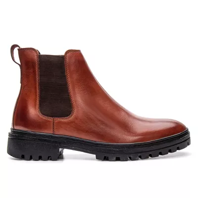 BOTA CHELSEA FULL TRAIL COURO NOBRE CONHAQUE - COUROWEST