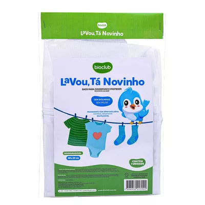 Saco De Lavar Roupas Lavou Ta Novinho