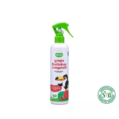 Higienizador De Frutas E Vegetais Organico Limpa Frutinhas E Vegetais 300 Ml