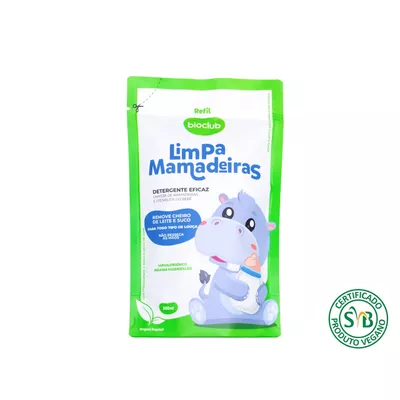 Refil Detergente De Mamadeiras Organico Limpa Mamadeiras 500ml