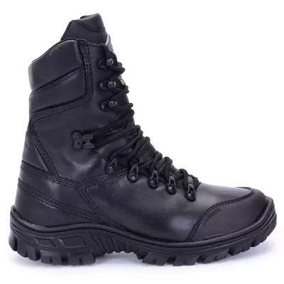 coturno militar Attack sentinel em couro com bico em tpu pvc 