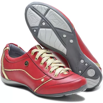 Tenis Feminino Casual Bmbrasil 212/03 Vermelho