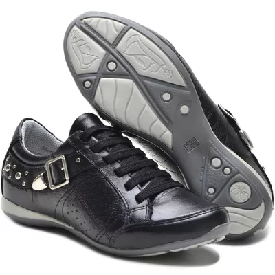 Tenis Feminino Casual Bmbrasil 221/03 Preto