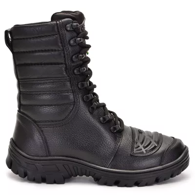 Coturno Tático Bota Militar Semi-impermeável Moto Bmbrasil 5168/16 Preto