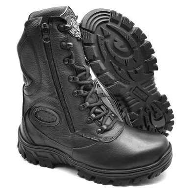 Coturno S.w.a.t. Bmbrasil Sem Protetor De Marcha 5179/02 Preto