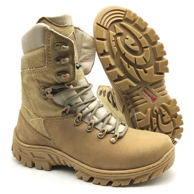 Coturno Woodland Tático Guardian Bmbrasil Multicam 5184/07 Areia