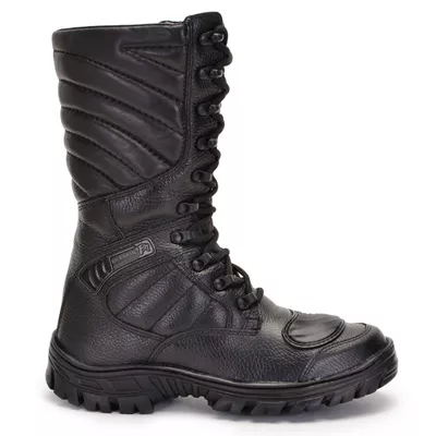 Coturno Choque Tático Moto Bmbrasil 5190/01 Preto