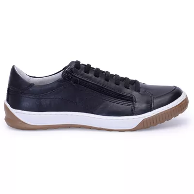 Sapatenis Masculino Casual Masculino De Couro Bmbrasil Sapatenis 608/04 Preto