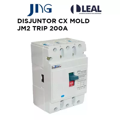 DISJUNTOR CAIXA MOLDADA JM2 TRIPOLAR 200A JNG | Comercial Leal