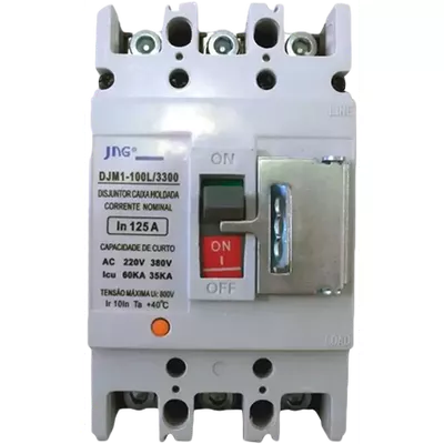 DISJUNTOR CAIXA MOLDADA DJM1 TRIPOLAR 800A JNG | Comercial Leal