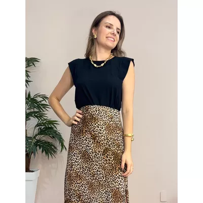 Blusa Joana - Preta - DONNA LELLA