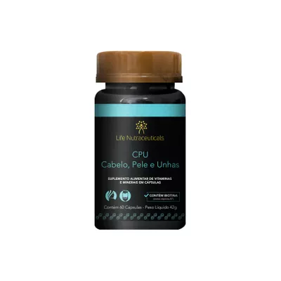 CPU - CABELO PELE E UNHAS - 60 DOSES - Life Nutraceuticals