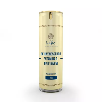 Creme Rejuvenescedor Com Vitamina c Para Pele Jovem 25+ | LIFEMANIPULACAO