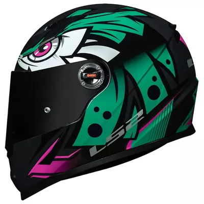 Capacete Ls2 Ff358 Tribal - Verde Moto One