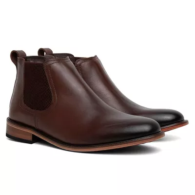 Bota Masculina Chelsea England Coffee - TURUNA BOOTS