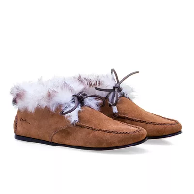 Mocassim Feminino, Bota - Vw2804 / Cappucino
