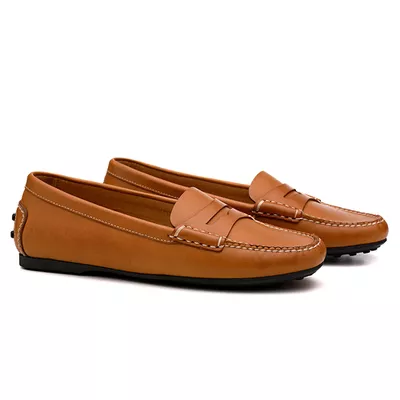 Mocassim Casual Feminino Whisky - Veromoc