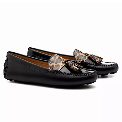 Mocassim Driver Feminino Black VW203