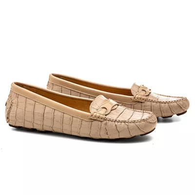 Mocassim Driver Feminino Bege VW193 / 193