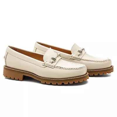 Mocassim Tratorado Feminino Off White VW7028 / 7028