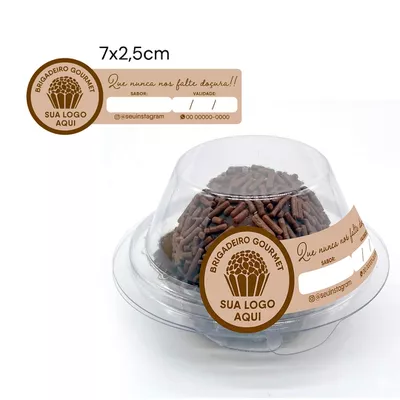 400 Lacres para Brigadeiro 2,5x7cm