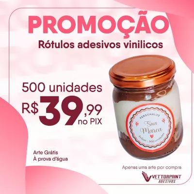 Promoção Rótulos 39,99