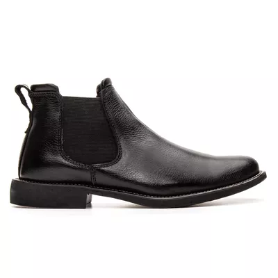 BOTA CHELSEA ALMOFADADA COURO FLOATHER PRETO - COUROWEST