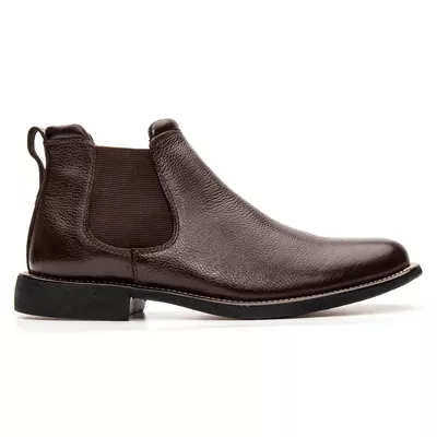 BOTA CHELSEA ALMOFADADA COURO FLOATHER CAFÉ - COUROWEST