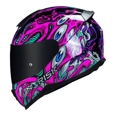 Capacete Norisk Ff802 Razor Parasite - Rosa Moto One