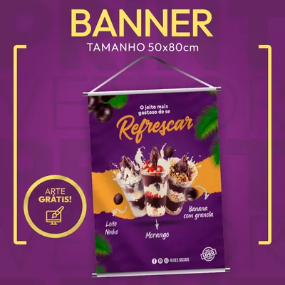 Banner 50x80cm