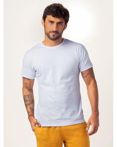 Camiseta Elementar Gola Redonda - Branco - Atento Store 