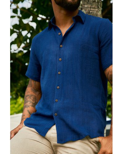 Camisa Mar - Azul - Atento Store 