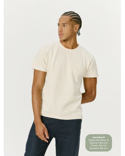 Camiseta Texture - Areia - Atento Store 