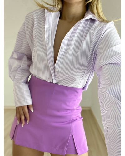 CAMISA ELISE Lilas - 0032860066 - CAROLLA FERRARO