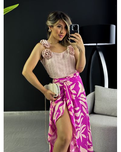 CROPPED KÁTIA FLOR NUDE - 0046760049 - CAROLLA FERRARO