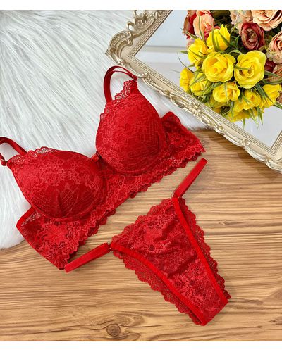 Conjunto Luna - Vermelho - DONA DE MIM (@donaademimstore)