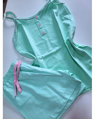 Pijama de Algodão - Verde - DONA DE MIM (@donaademimstore)